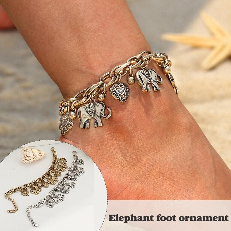 Elephant Heart Anklet