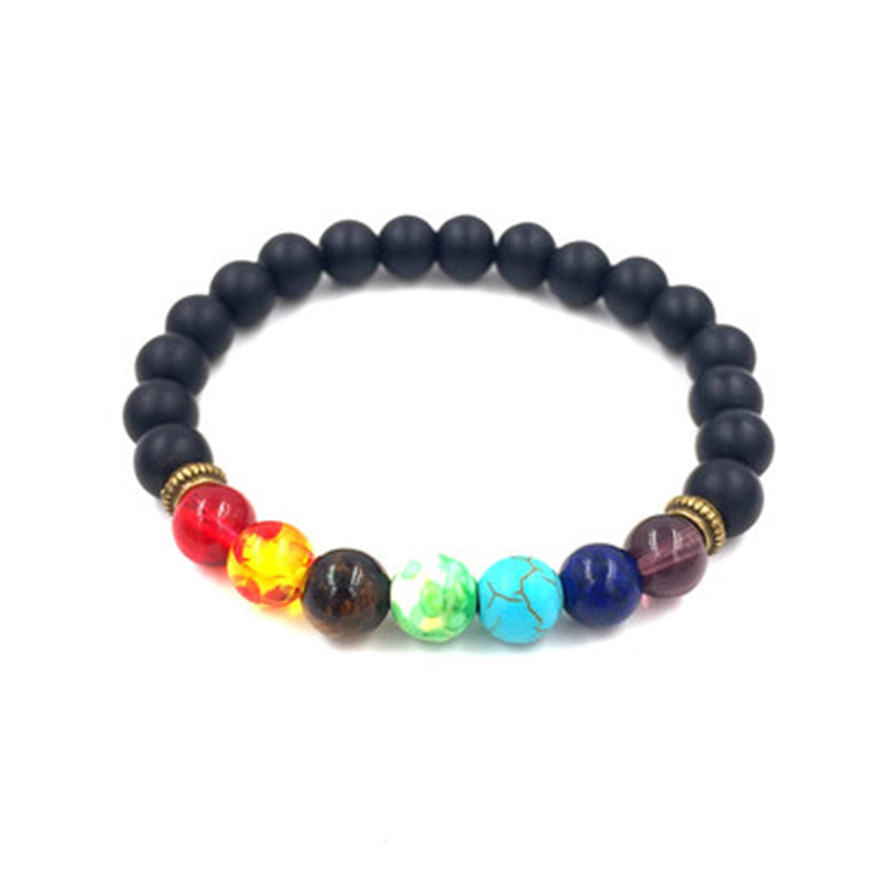 7 Chakra Buddhas Head Bracelet