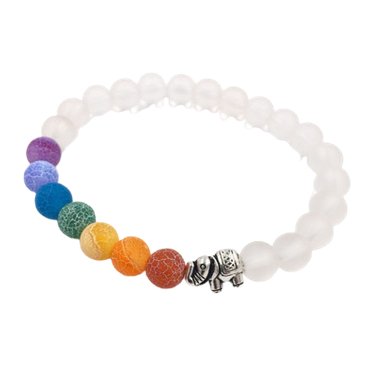 7 Chakra Buddhas Head Bracelet