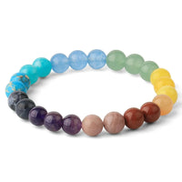 Thumbnail for Luscious New 7 CHAKRA Natural Stone Bracelets- 8,10 & 12mm Beads