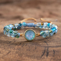 Thumbnail for Serenity Sparkling Opal Braided Bracelet