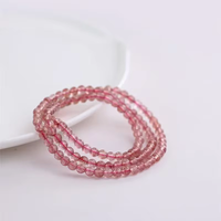 Thumbnail for 4 layer Wrap Pink Tourmaline 'CREATIVITY' Bracelet YourSoulPlace