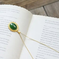 Thumbnail for Jade Minimalist Lucky Charm Necklace