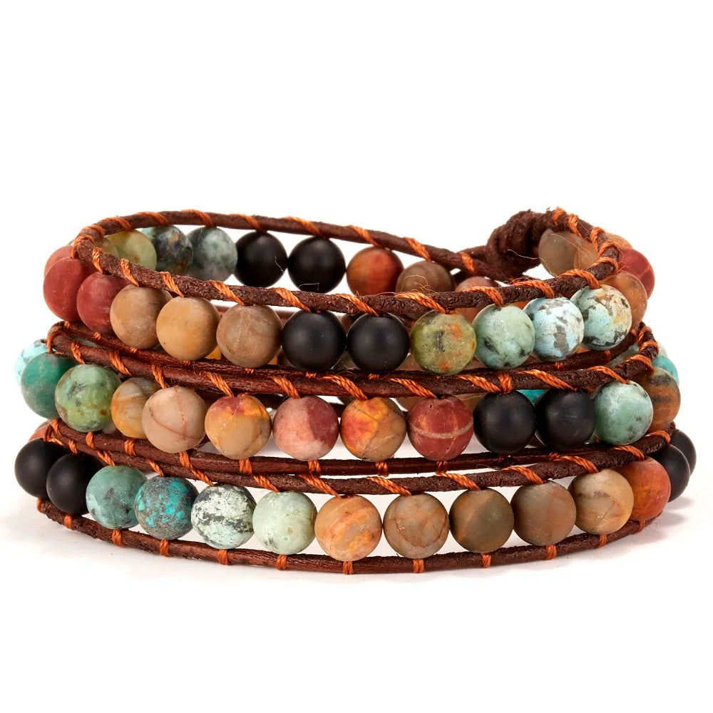 3 Layer Balance and Confidence Wrap Bracelet