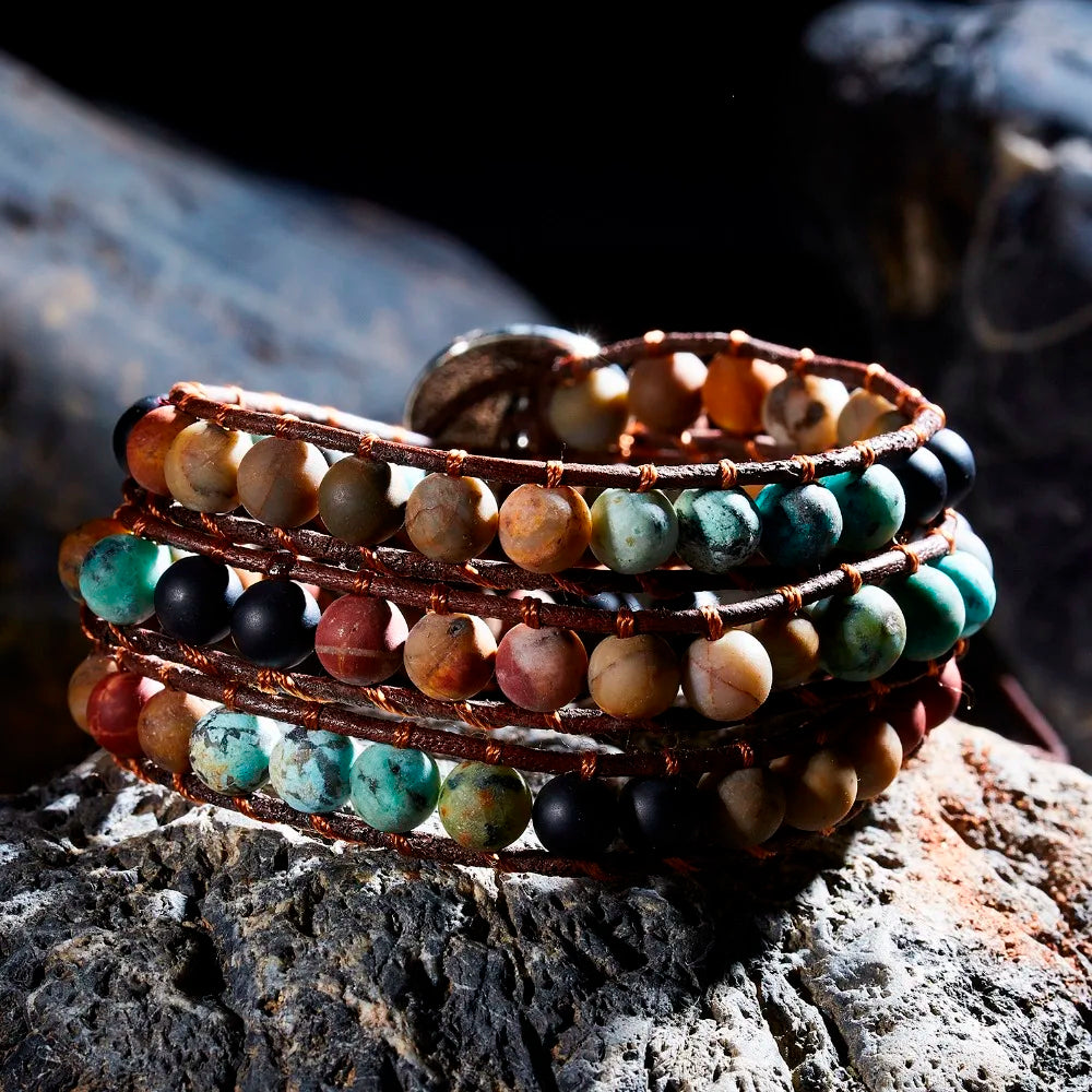 3 Layer Balance and Confidence Wrap Bracelet