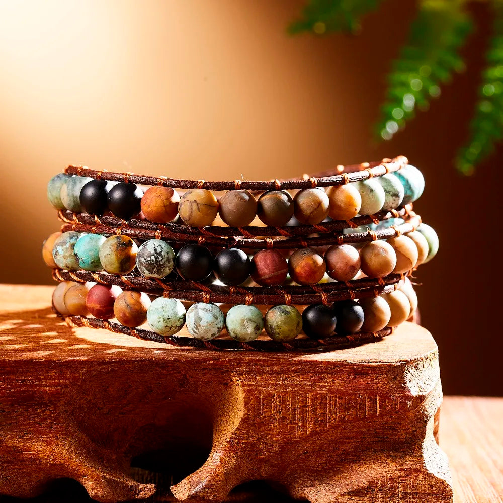 3 Layer Balance and Confidence Wrap Bracelet