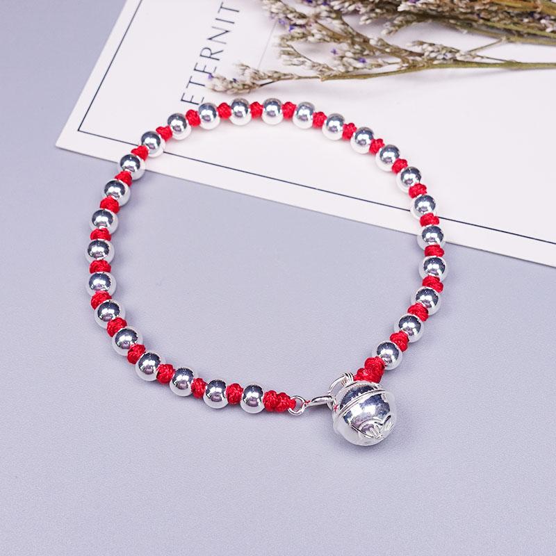 BELLS for PEACE & SERENITY! Grab our  3 x  *MOST POPULAR* Sterling Silver & Red Rope BELL Bracelets & Enjoy 35% off!