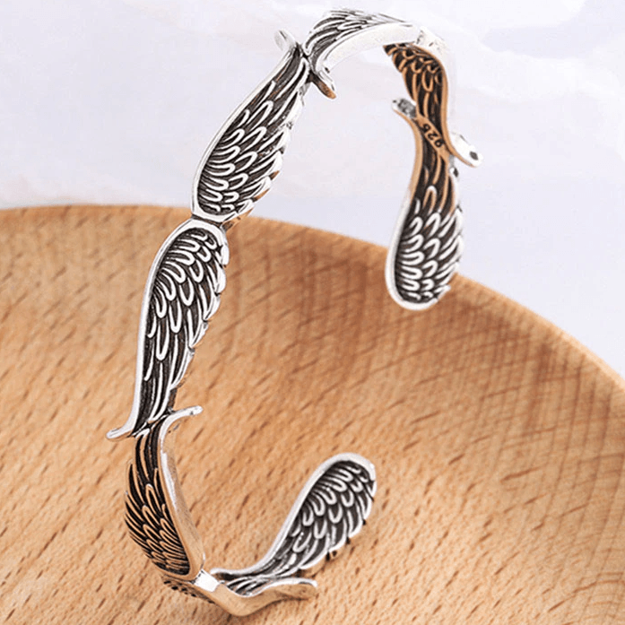 Angel Wings 'PURITY' Bangle