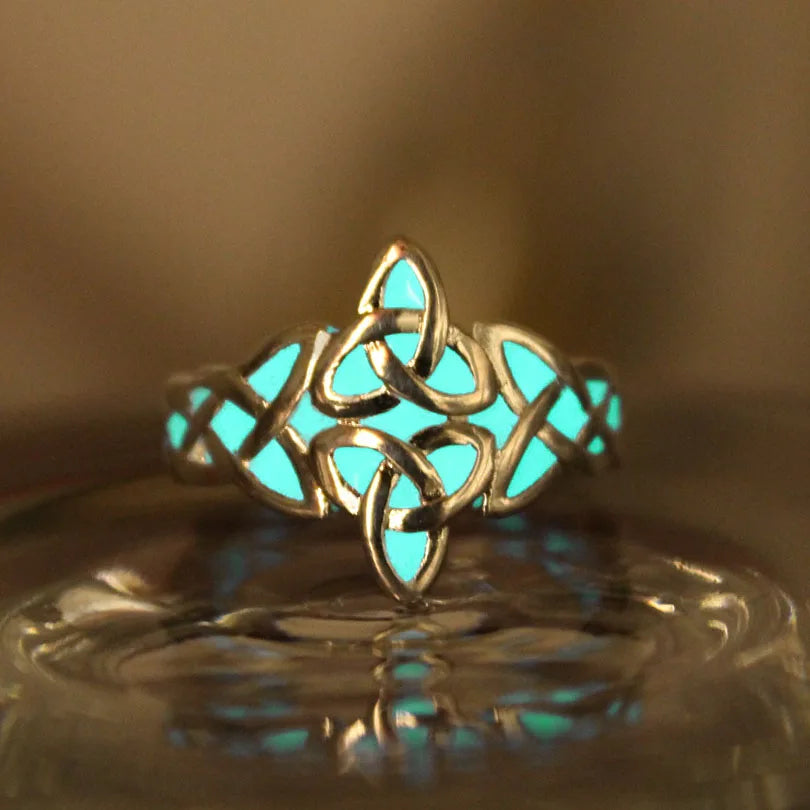 Magical Celtic Womens Luminous Ring YourSoulPlace