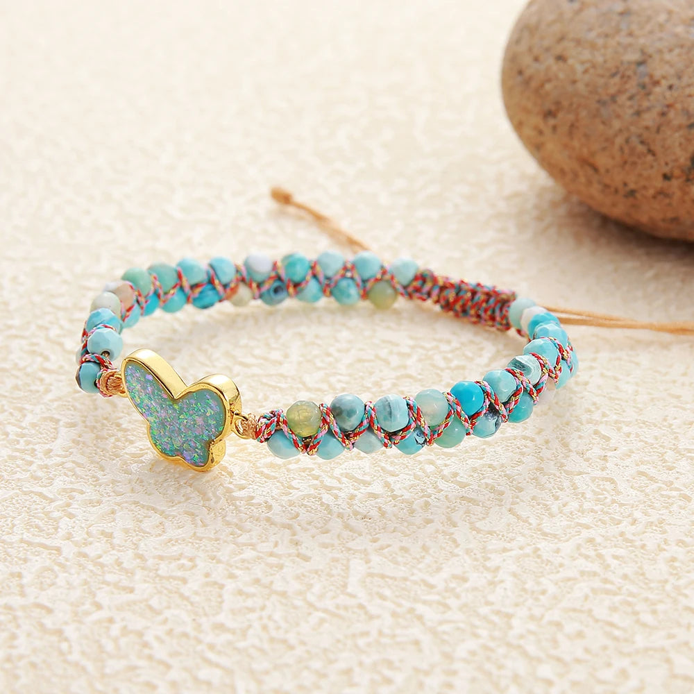 Spring Opal Butterfly Bracelet
