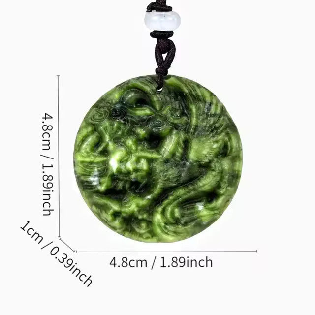 Natural Jade Tai Chi Yin & Yang 'INNER PEACE' Necklace YourSoulPlace