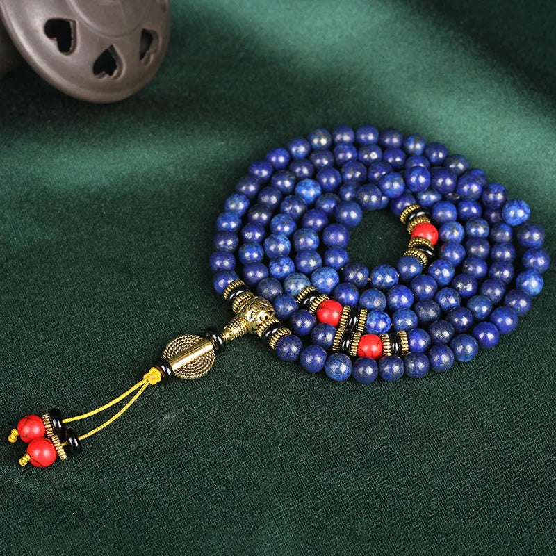 108  Lapis Lazuli Mala