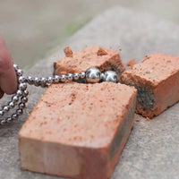 Thumbnail for Stainless Steel Edc LARGE BALL Multi Purpose Bracelet /Necklace -4 Ball Options