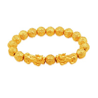 Thumbnail for Gold Pixiu Wealth Mantra Bracelet