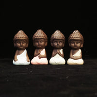 Thumbnail for 4pc/Set Cute Ceramic Mini Buddha Tea Pets-GRAB A BARGAIN!