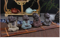 Thumbnail for 4pc/Set Tao Mi Adorable Buddha Monks Tea Pet Figurines -FREE WORLDWIDE SHIPPING!