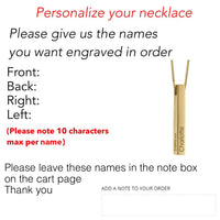 Thumbnail for Customizable Stainless Steel 'STABILITY' Bar Necklace