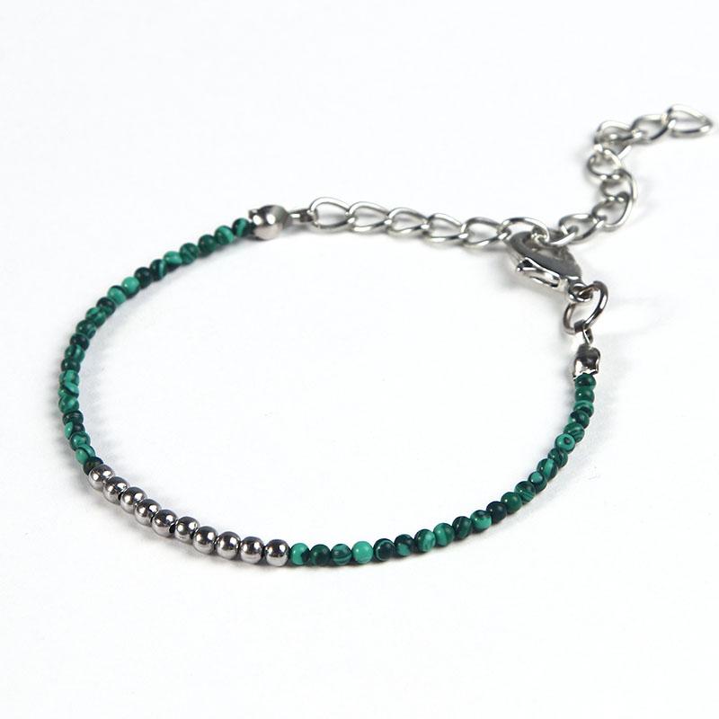 Cutie Pie Miniature NATURAL HEALING GEMSTONE & Steel Bracelet- SAVE $$ on Bundles!