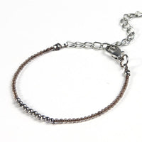 Thumbnail for Cutie Pie Miniature NATURAL HEALING GEMSTONE & Steel Bracelet- SAVE $$ on Bundles!