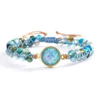 Thumbnail for Serenity Sparkling Opal Braided Bracelet