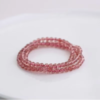 Thumbnail for 4 layer Wrap Pink Tourmaline 'CREATIVITY' Bracelet YourSoulPlace