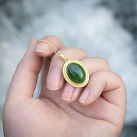 Thumbnail for Jade Minimalist Lucky Charm Necklace