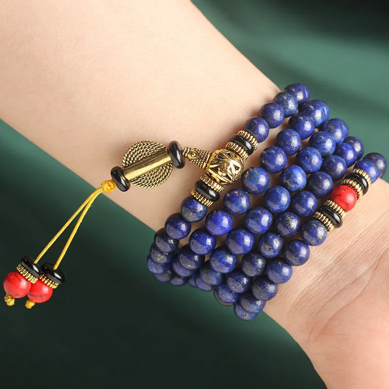 108  Lapis Lazuli Mala