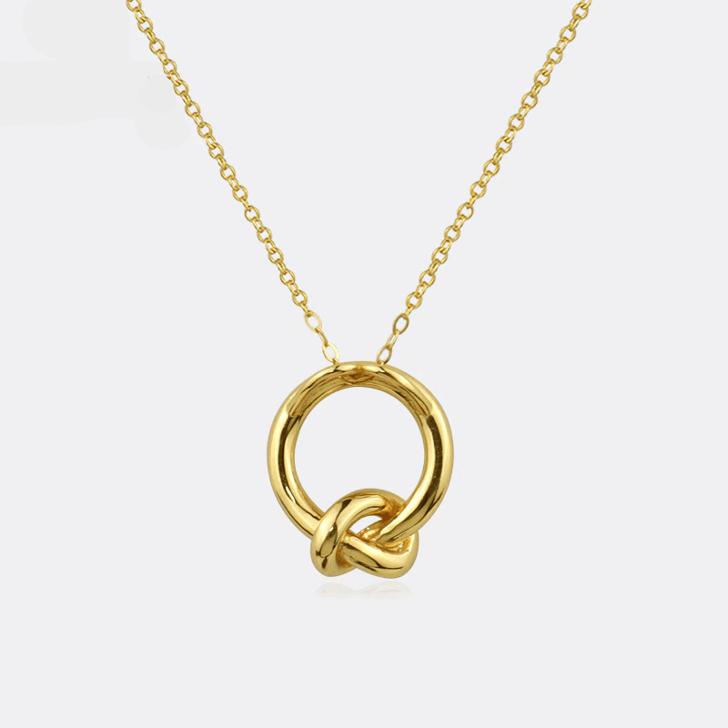 THAI SILVER Knot 'FOREVER' Necklace