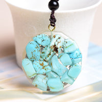 Thumbnail for #69-Handmade Lapis Lazuli Crystal Tree Of Life ' SPEAK ONE'S TRUTH' ORGONITE Pendant