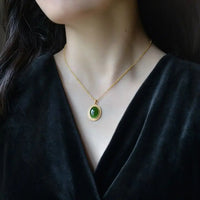 Thumbnail for Jade Minimalist Lucky Charm Necklace