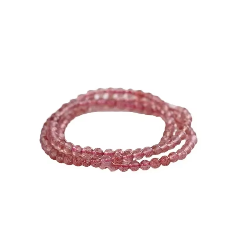 4 layer Wrap Pink Tourmaline 'CREATIVITY' Bracelet YourSoulPlace