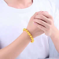 Thumbnail for Gold Pixiu Wealth Mantra Bracelet