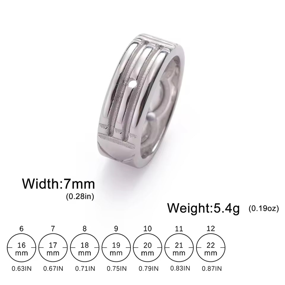 Titanium Atlantis Protection Ring