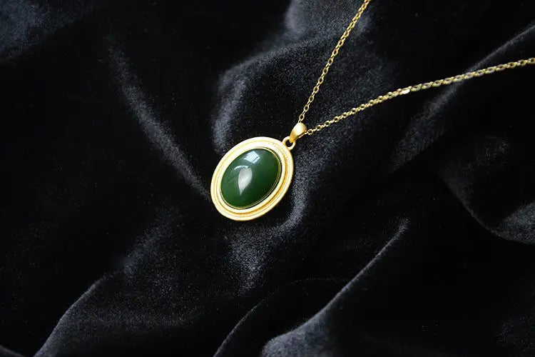 Jade Minimalist Lucky Charm Necklace