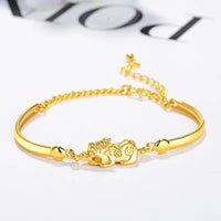 Thumbnail for Gold Pixiu Wealth Bracelet