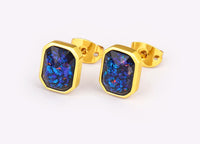 Thumbnail for Gold Old Ocean Opal Earrings