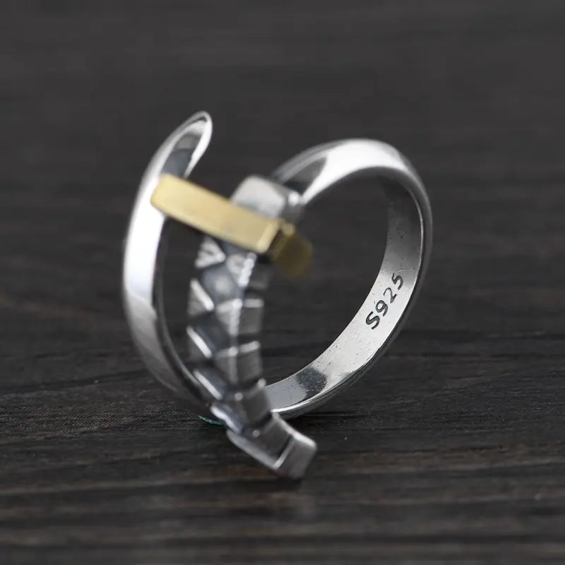 Dragon Spirit Sword Stainless Steel Ring