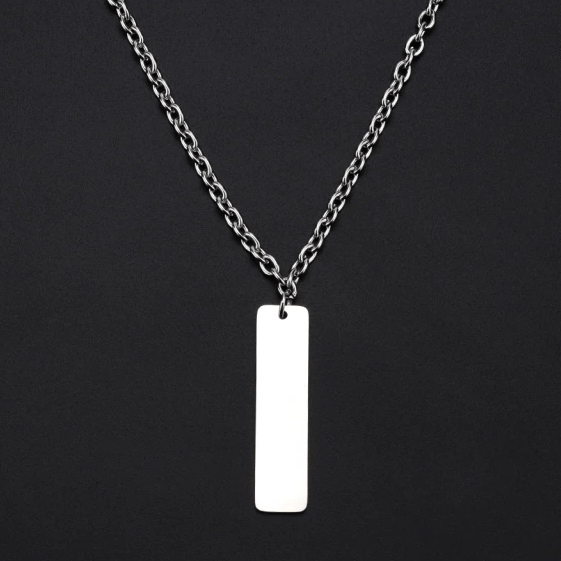 Stainless Steel Custom Spotify 'Replay' Necklace