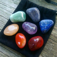 Thumbnail for 7pc/Set of Chakra Healing Tumbled Stones
