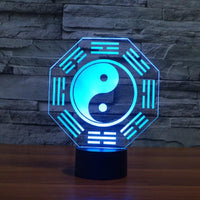 Thumbnail for Yin & Yang Tai Chi Color Changing Illusion Lamp