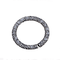 Thumbnail for Ethnic Thai Silver Auspicious Cloud Bangle