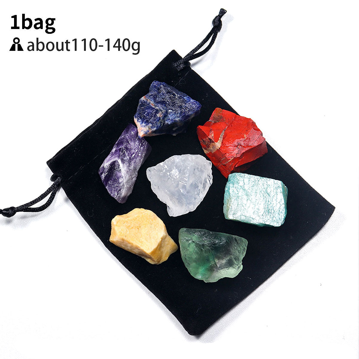 7 Chakra Metatron's Cube Crystal Grid Kit