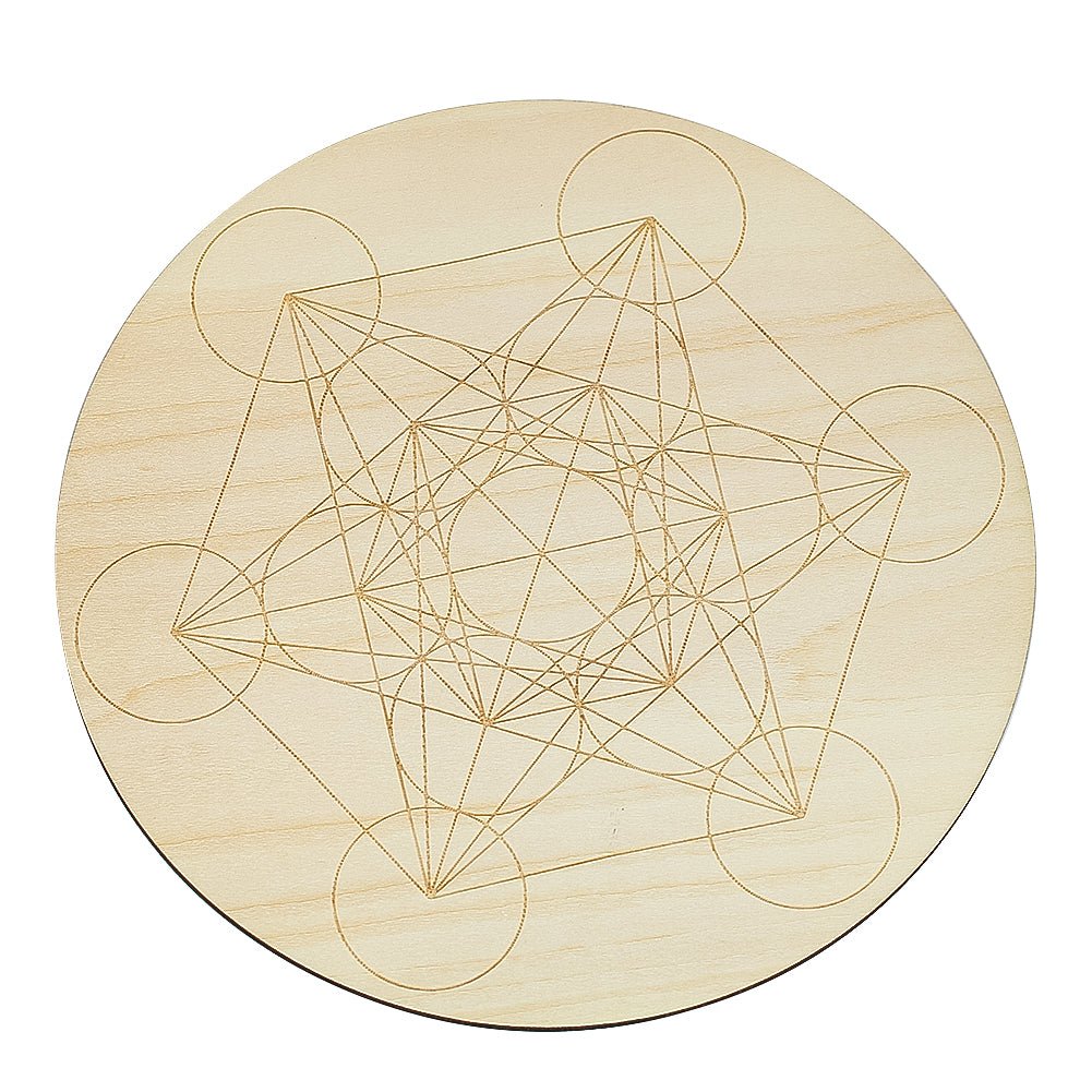 7 Chakra Metatron's Cube Crystal Grid Kit
