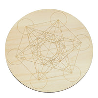 Thumbnail for 7 Chakra Metatron's Cube Crystal Grid Kit