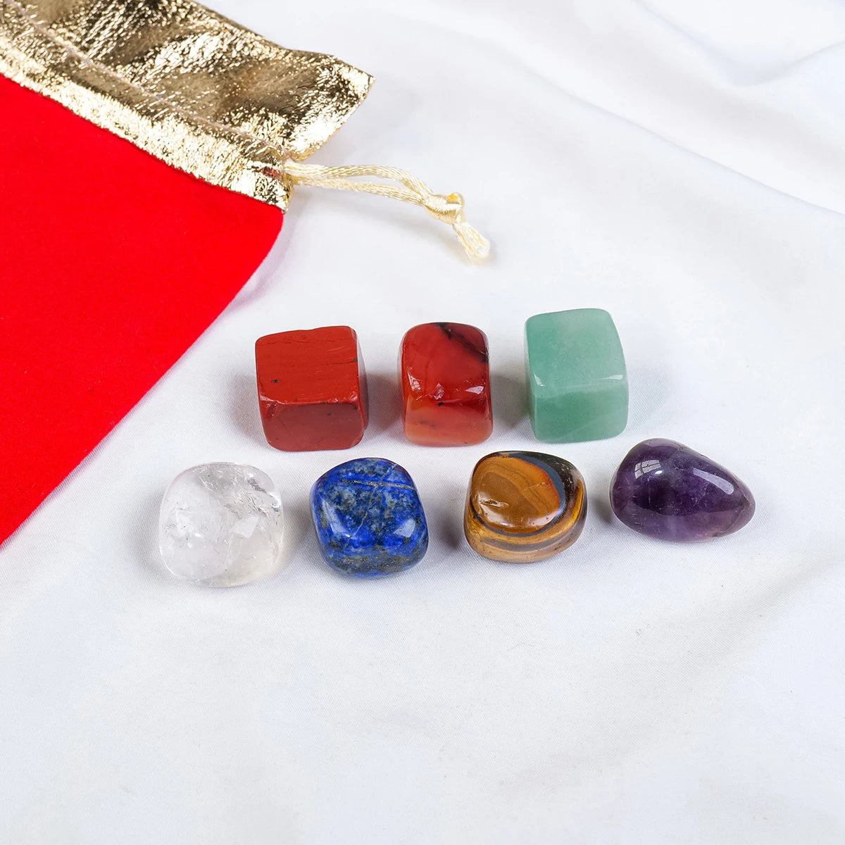 7 Crystal Healing Tumbled Stones Set