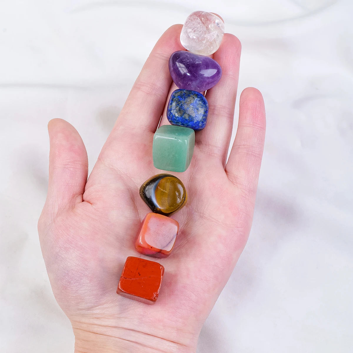 7 Crystal Healing Tumbled Stones Set