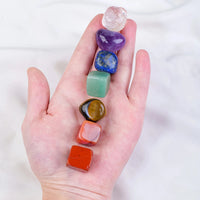 Thumbnail for 7 Crystal Healing Tumbled Stones Set