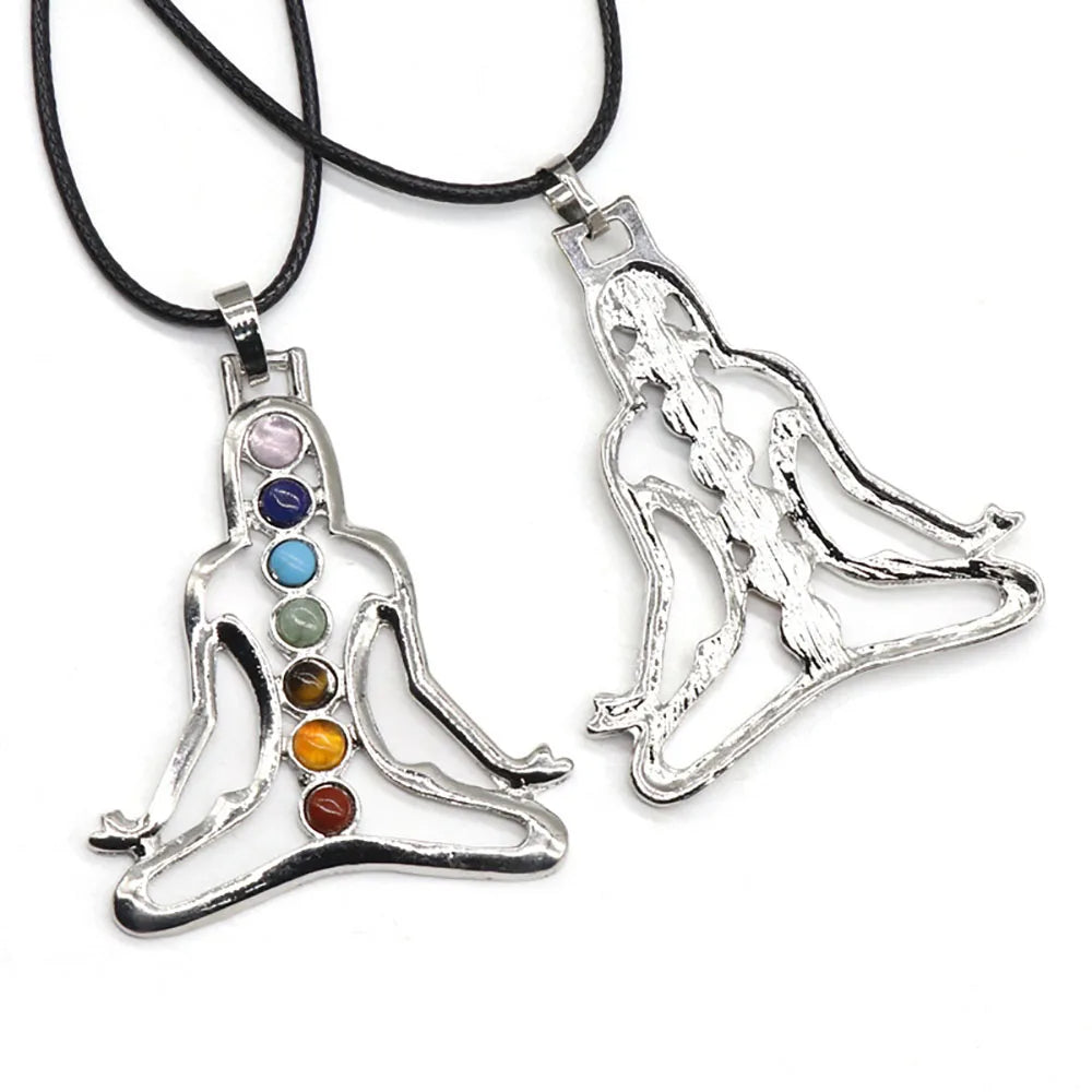 7 Chakra Meditation Pendant Keychain