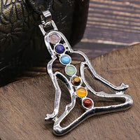 Thumbnail for 7 Chakra Meditation Pendant Keychain