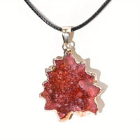 Thumbnail for Natural Geode Stone Pendant Necklace